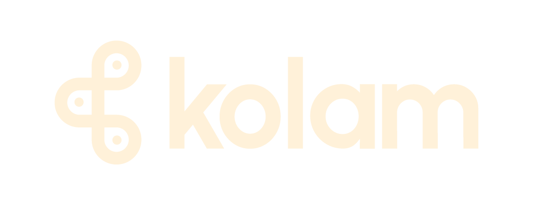 Between Every Dot and line, A Kolam emerges.